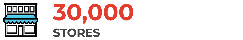 logo of 30,000 stores