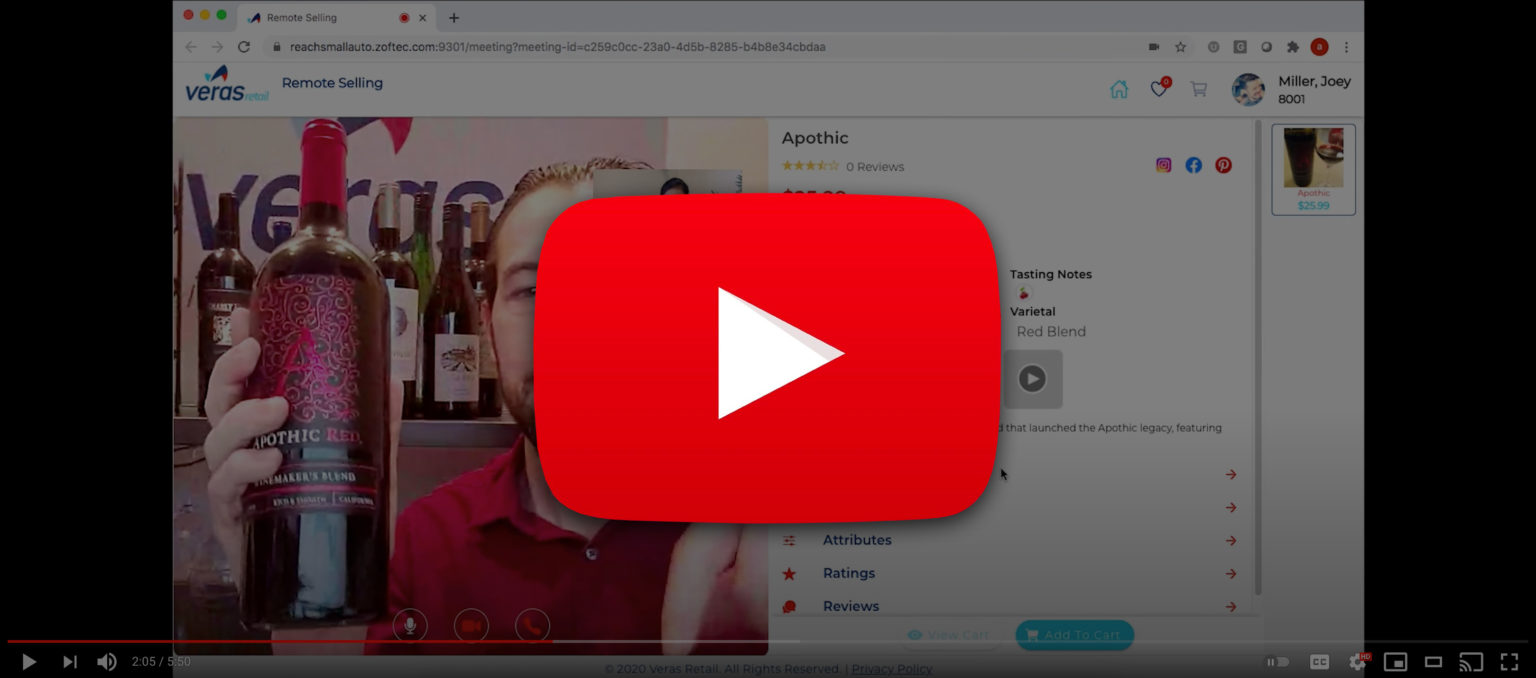 Veras Remote Selling for Wine, Spirits & Beer